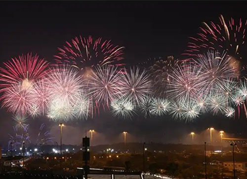 曲沃县焰火晚会